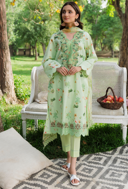 Summer Breeze - D02 Chiffon Pakistani Summer Dresses - Humdum - 2