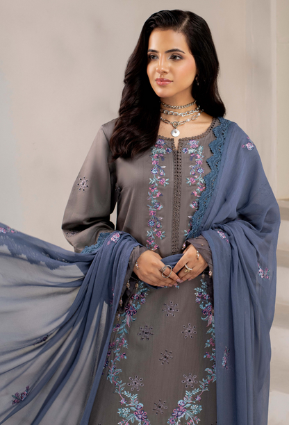 ELLENA - D08 Chiffon Pakistani Winter Dresses - Humdum - 4
