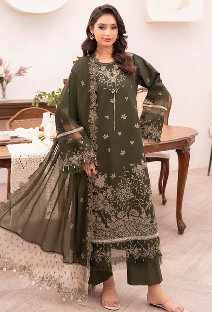 NAYAB - D08 Chiffon Pakistani Summer Dresses - Humdum - 3