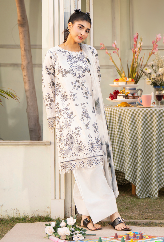 Gardenia'26 - D02 Chiffon Pakistani Summer Dresses - Humdum - 1