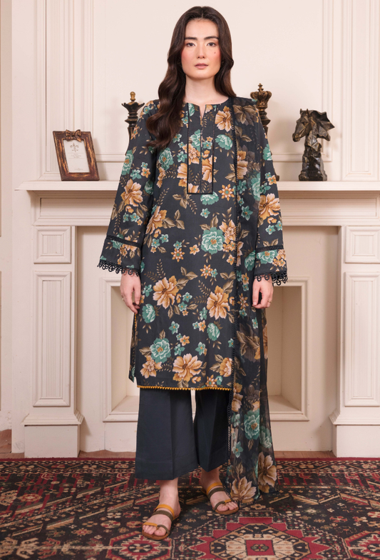 COCO - D06 Chiffon Pakistani Winter Dresses - Humdum - 1