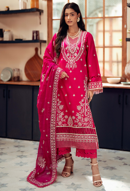 Lalarukh - D06 Chiffon Pakistani Summer Dresses - Humdum - 1