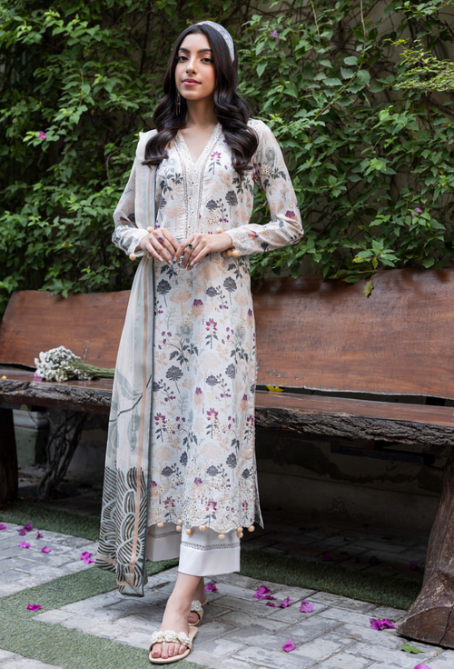 EDEN GARDEN CHAPTER 2 D10 Chiffon Pakistani Summer Dresses - Humdum - 1