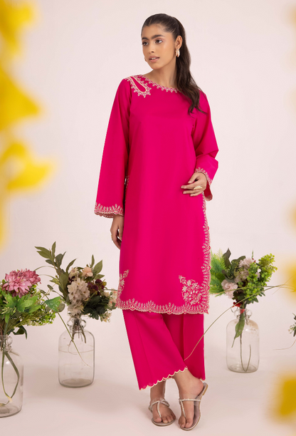 Pret 2 - D04 Lawn Pakistani Summer Dresses - Humdum - 2