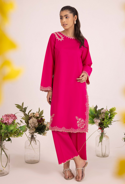 Pret 2 - D04 Lawn Pakistani Summer Dresses - Humdum - 2