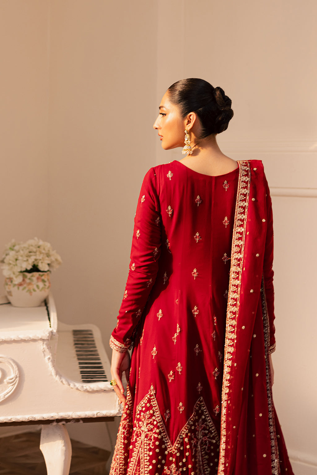 CIREL Raw Silk Pakistani Formal Dresses