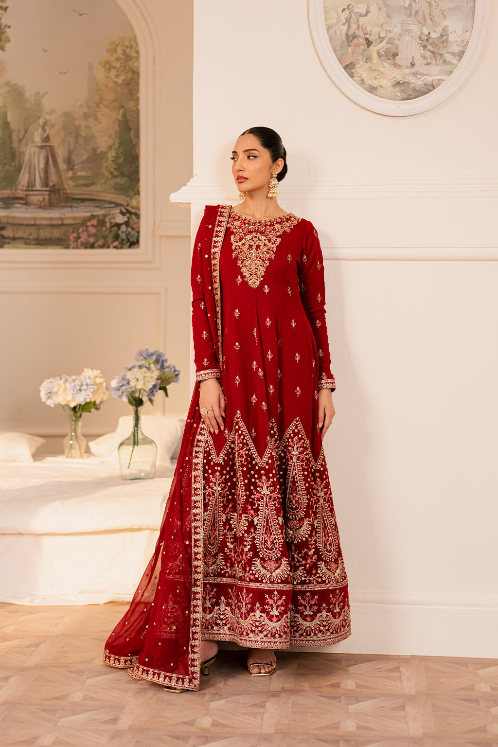 CIREL Raw Silk Pakistani Formal Dresses
