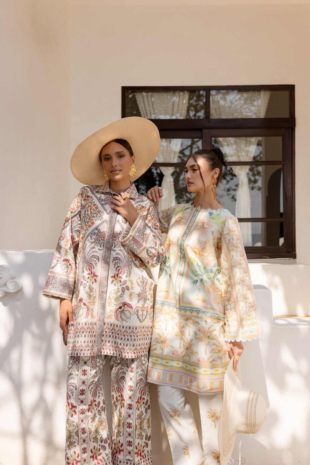 ZAYEN AC-04 Cotton Pakistani Summer Dresses - aabyaan - 3