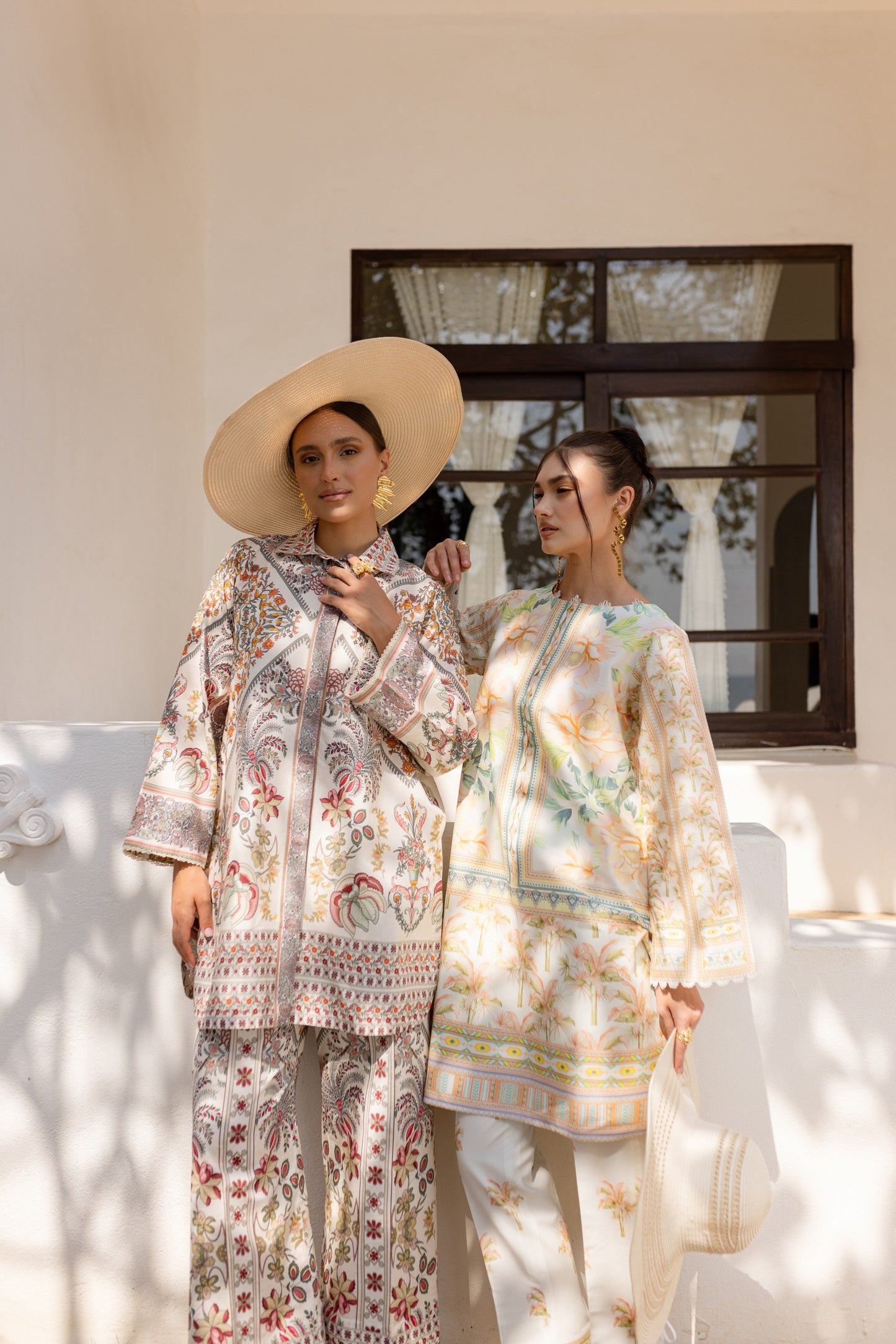 ZAYEN AC-04 Cotton Pakistani Summer Dresses - aabyaan - 3