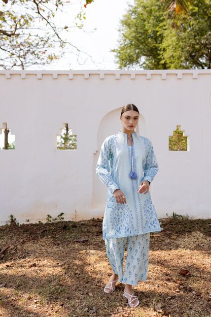 AMEL AC-06 Cotton Pakistani Summer Dresses - aabyaan - 4