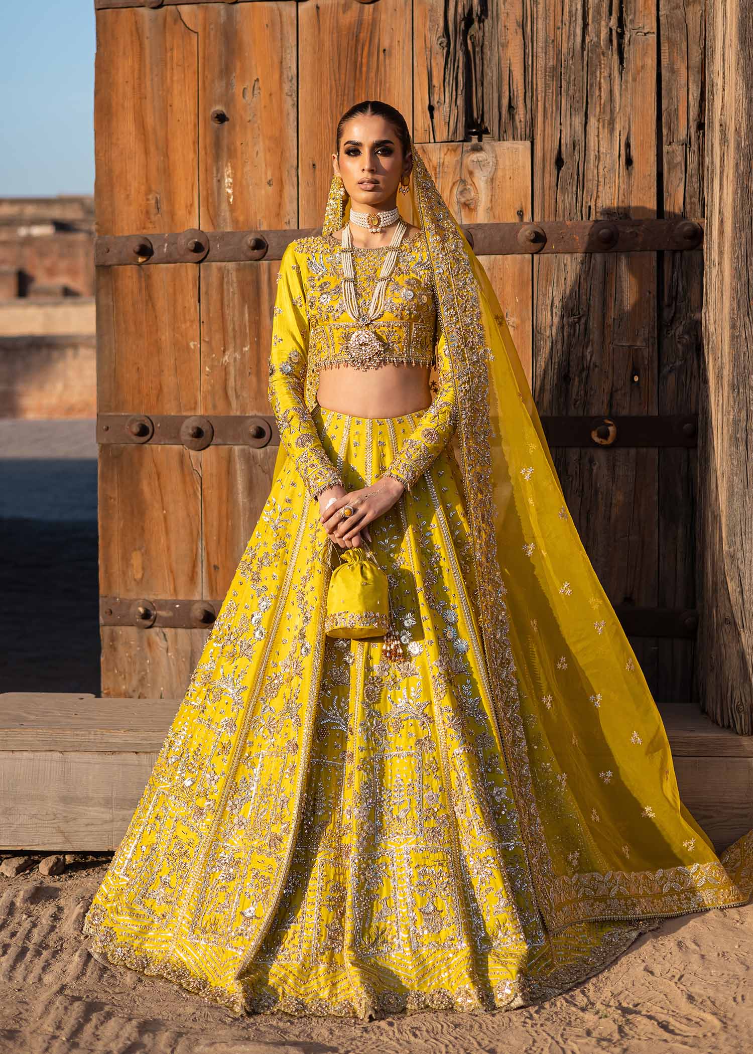 Nureh Tussel Silk Pakistani Formal Dresses