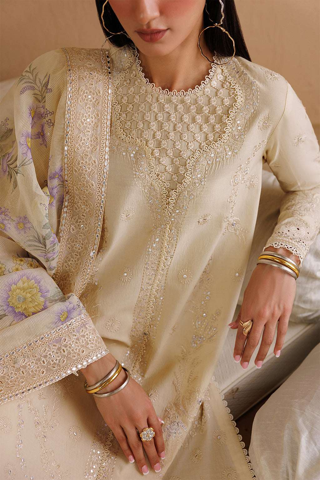 OPUS Lawn Pakistani Summer Dresses - Emaan Adeel - 6