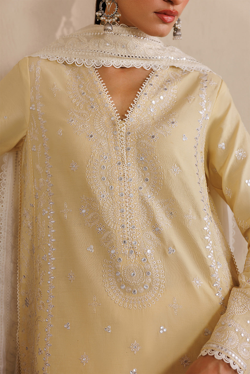 NOSTALIGA Chiffon Pakistani Summer Dresses - Emaan Adeel - 7