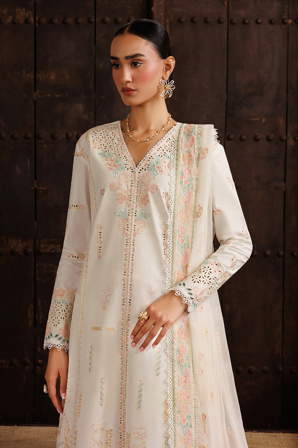 EUPHONY Chiffon Pakistani Summer Dresses - Emaan Adeel - 5
