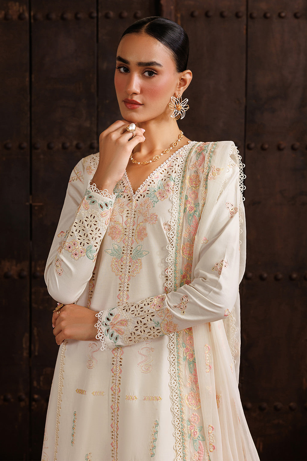 EUPHONY Chiffon Pakistani Summer Dresses - Emaan Adeel - 7