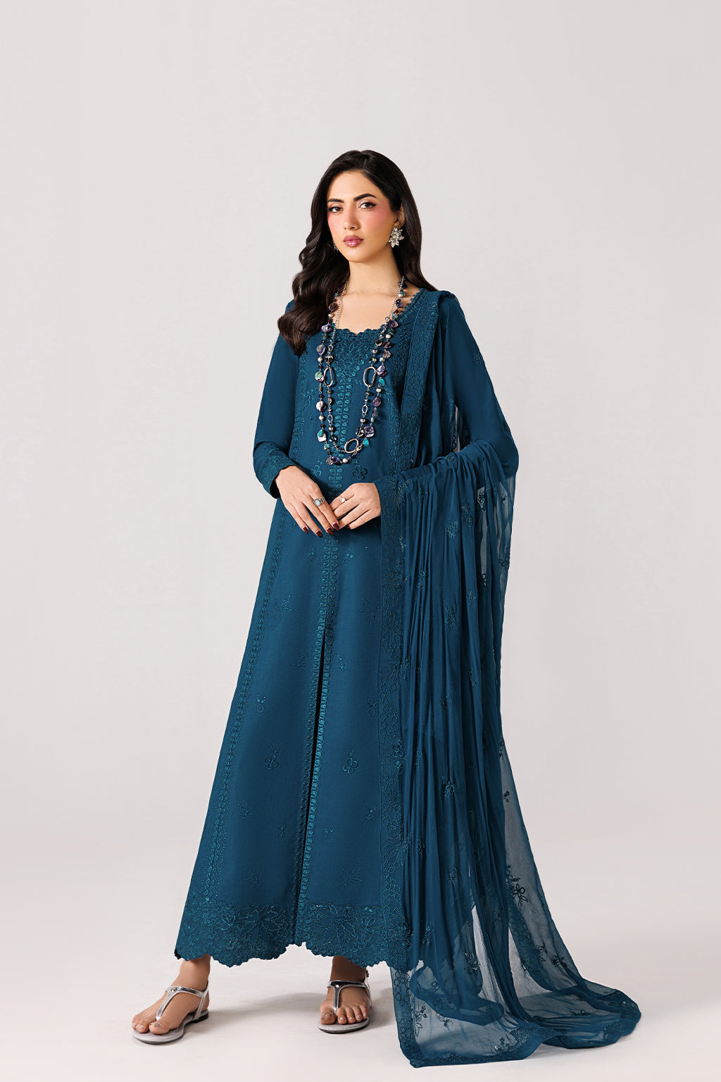 SERENE Chiffon Pakistani Summer Dresses - Emaan Adeel - 1