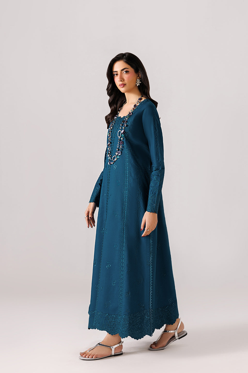SERENE Chiffon Pakistani Summer Dresses - Emaan Adeel - 3
