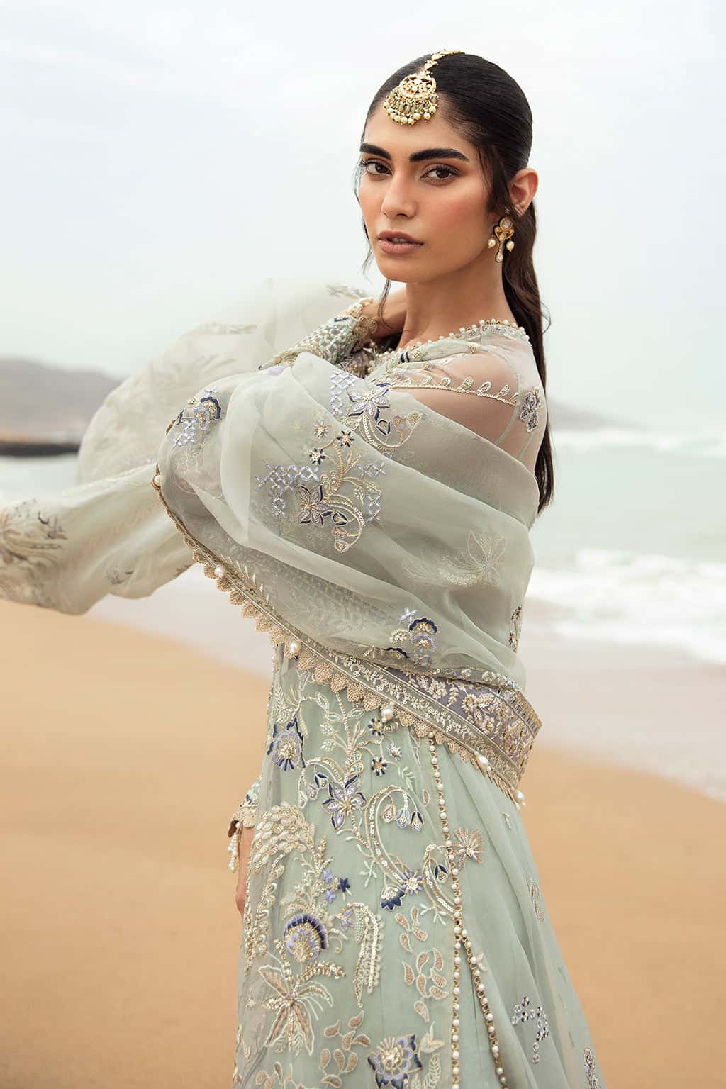Shanzay Raw Silk Pakistani Formal Dresses - Afrozeh - 7
