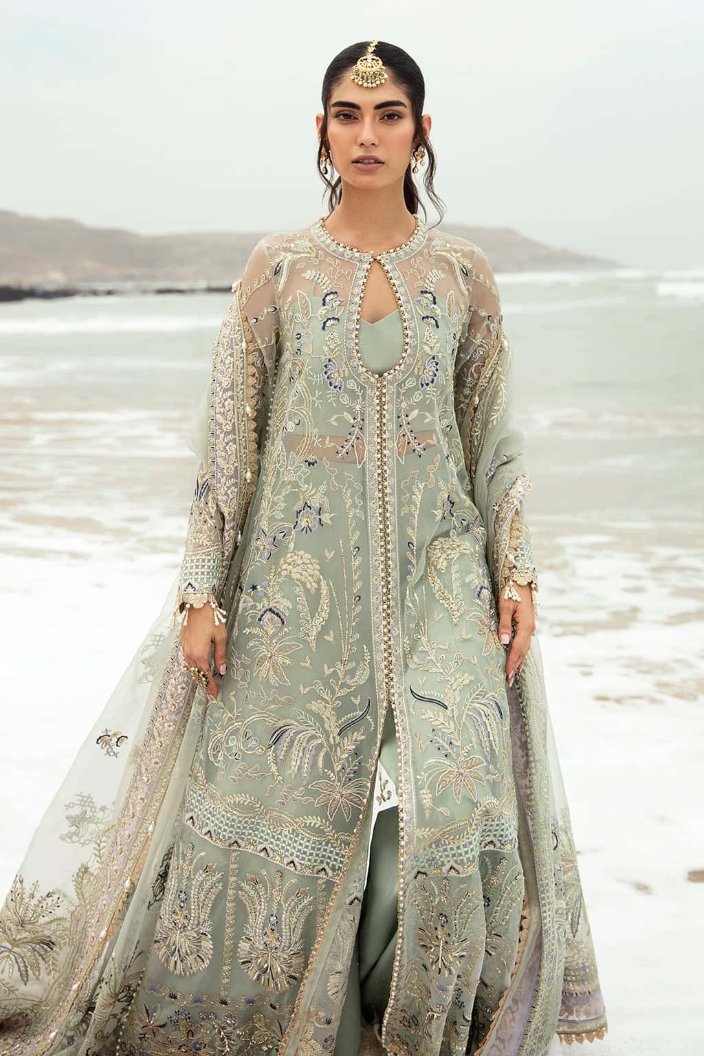 Shanzay Raw Silk Pakistani Formal Dresses - Afrozeh - 4