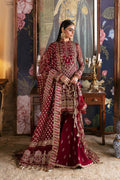Dabeer Raw Silk Pakistani Bridal and Formal Dresses - Afrozeh - 1