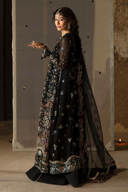 Meera Raw Silk Pakistani Formal Dresses - Afrozeh - 2