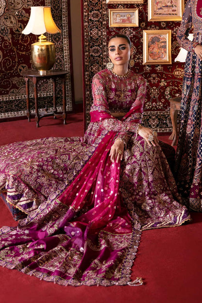 Abir Raw Silk Pakistani Formal Dresses - Afrozeh - 7