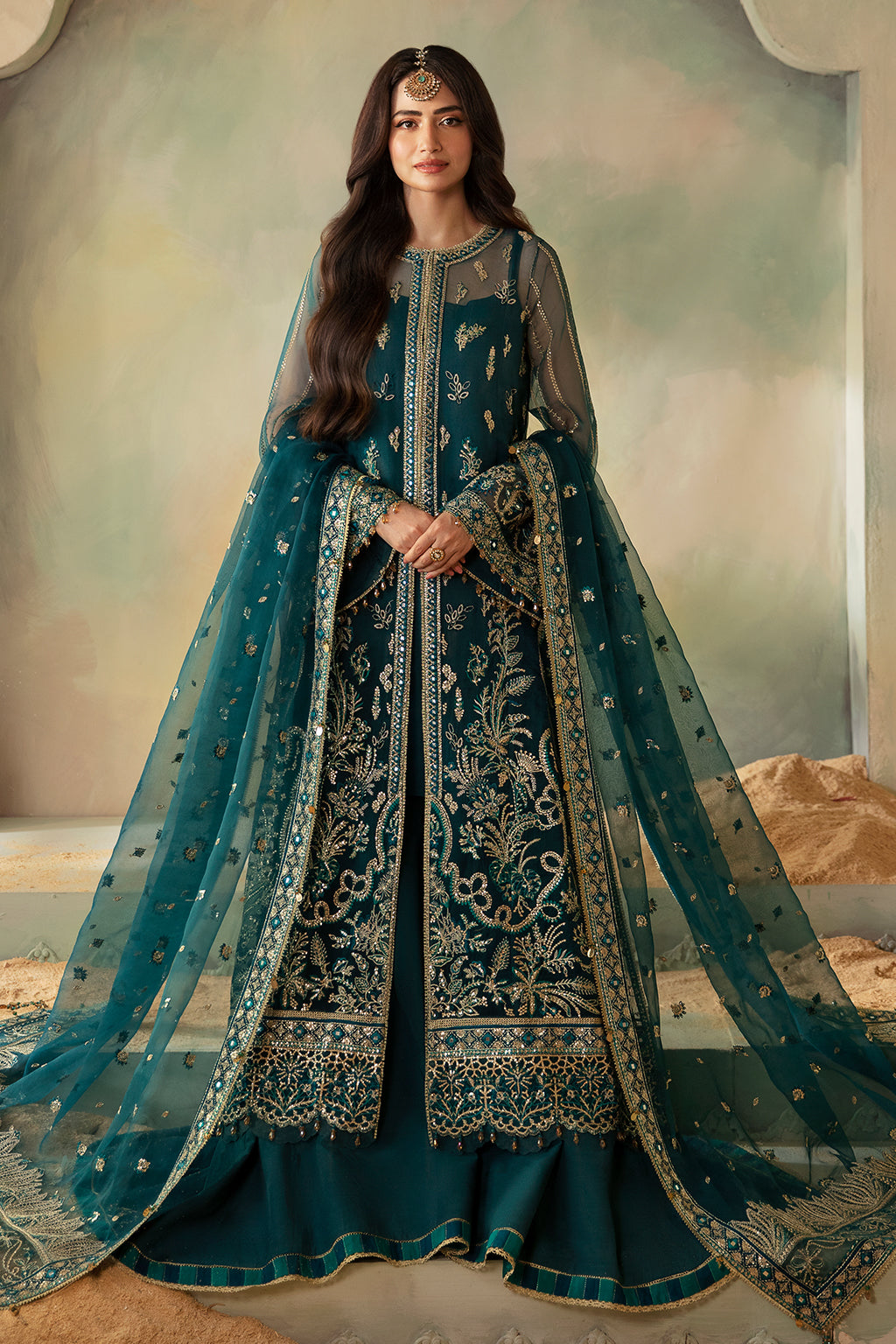 Soraya Raw Silk Pakistani Formal Dresses