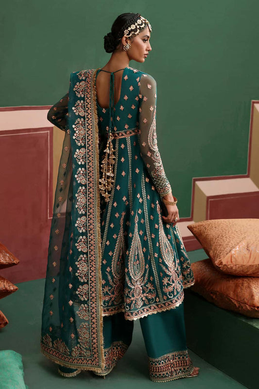 Shaista Raw Silk Pakistani Formal Dresses - Afrozeh - 2
