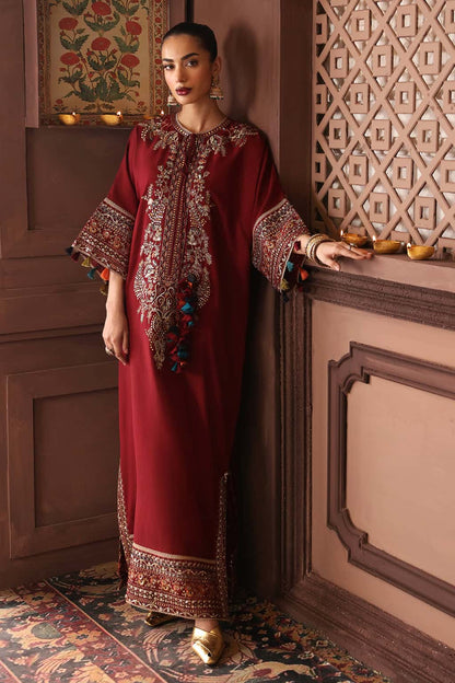 Naaz Raw Silk Pakistani Formal Dresses - Afrozeh - 10