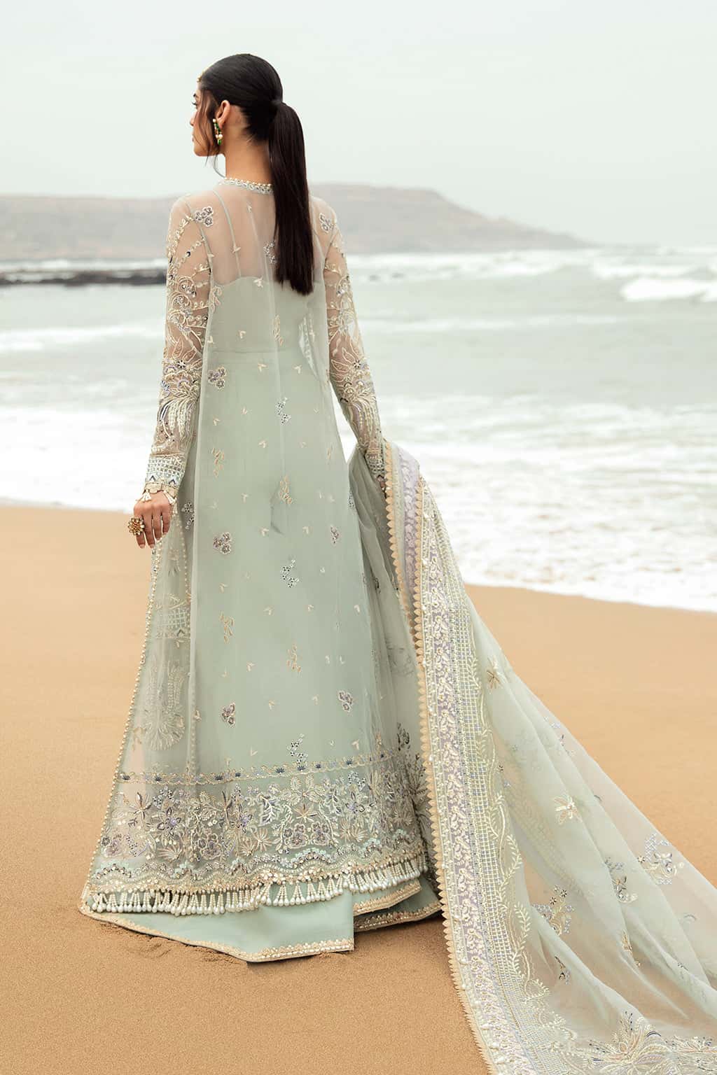 Shanzay Raw Silk Pakistani Formal Dresses - Afrozeh - 3