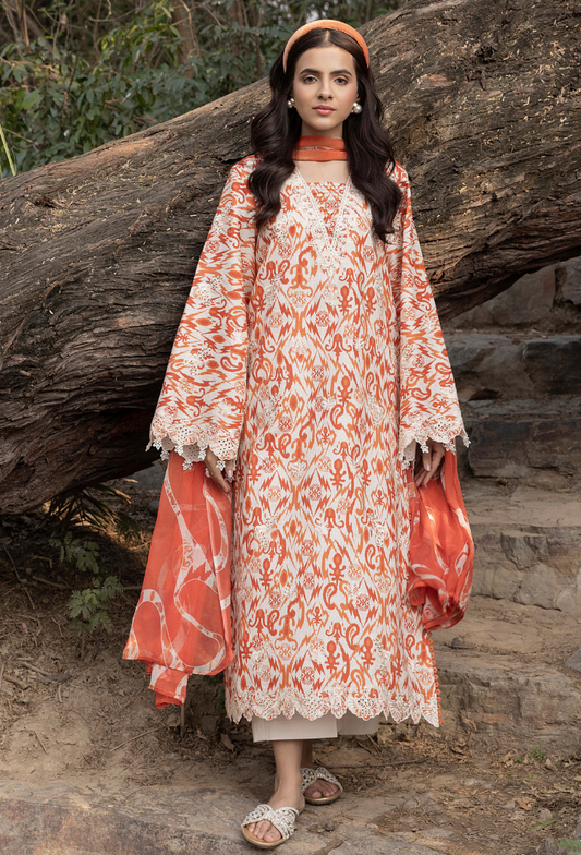 Eden Garden - D01 Chiffon Pakistani Summer Dresses - Humdum - 1