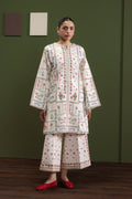 Rosy Picnic Cambric Pakistani Summer Dresses - Afrozeh - 1
