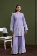 Lilac Candy Cambric Pakistani Summer Dresses - Afrozeh - 1