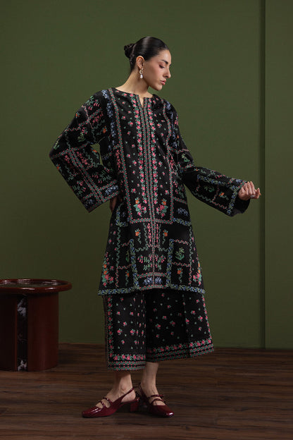 Day Dream Ink Cambric Pakistani Summer Dresses - Afrozeh - 1