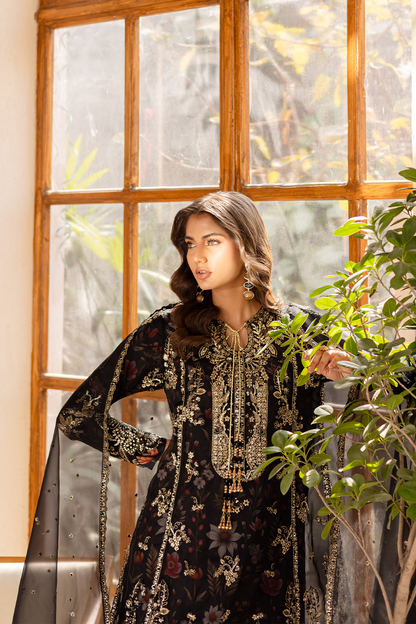 Zariya Raw Silk Pakistani Formal Dresses