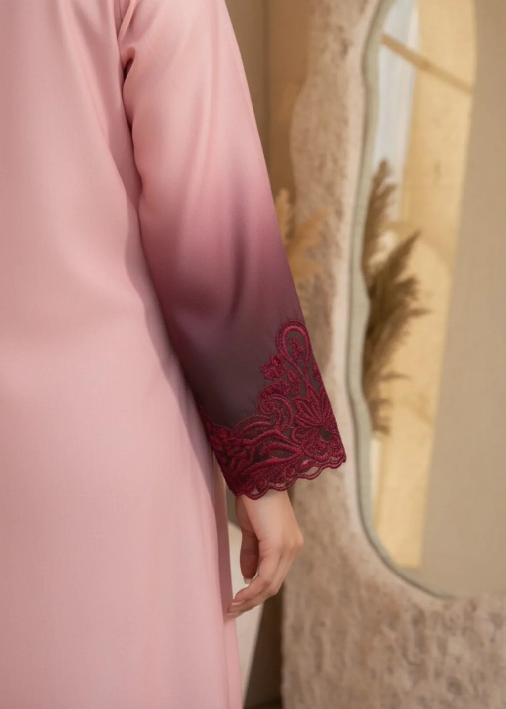 Naghma Pink Premium Fabric Pakistani Summer Dresses - Sahiba-clothing - 10
