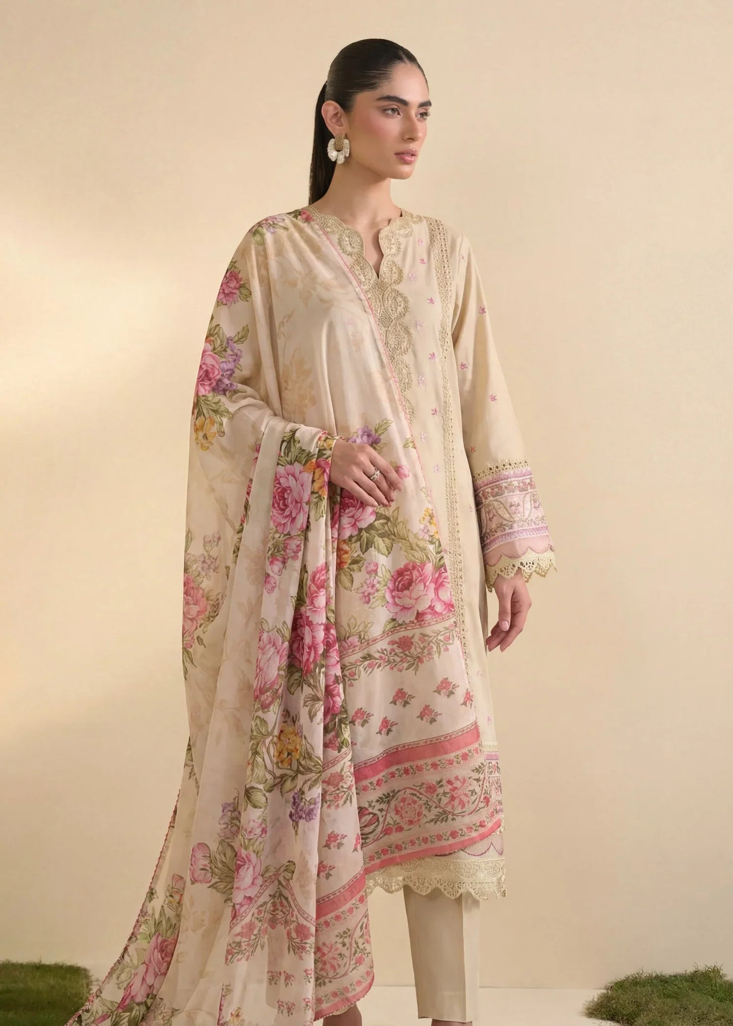 Silve Premium Fabric Pakistani Summer Dresses - Sahiba-clothing - 6
