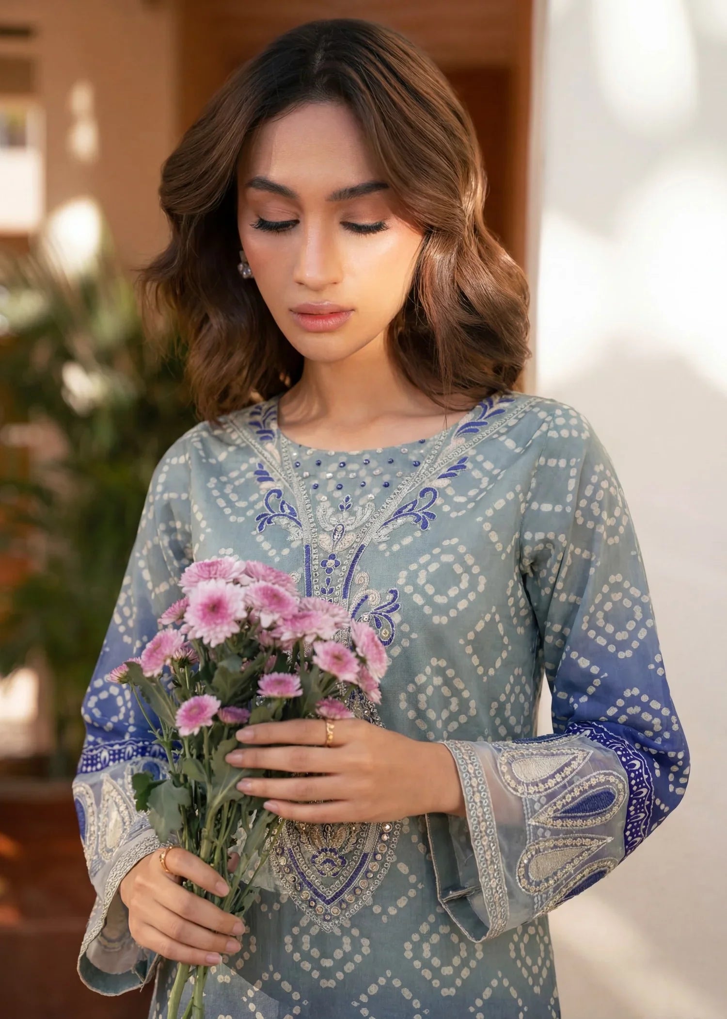 Heart Premium Fabric Pakistani Summer Dresses - Sahiba-clothing - 3