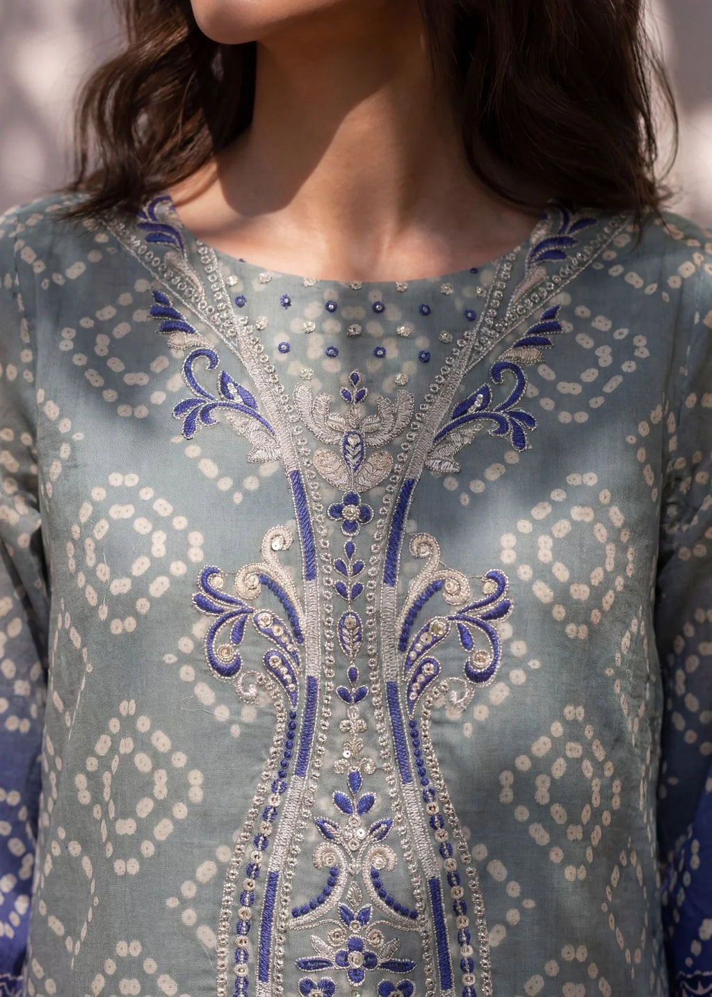 Heart Premium Fabric Pakistani Summer Dresses - Sahiba-clothing - 4