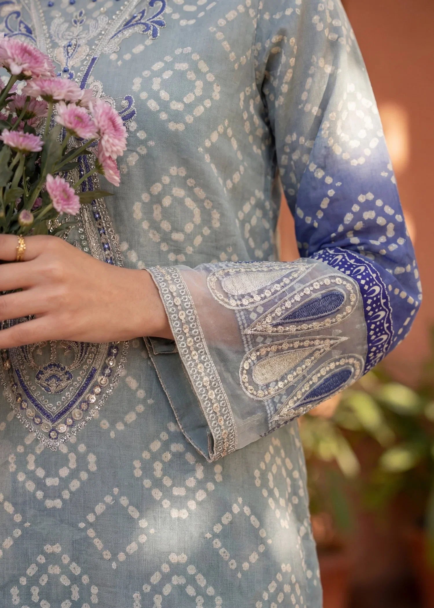 Heart Premium Fabric Pakistani Summer Dresses - Sahiba-clothing - 5