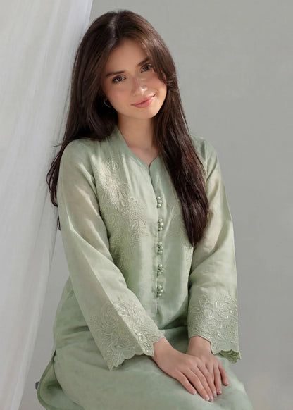 Zayna - Pista Premium Fabric Pakistani Summer Dresses - Sahiba-clothing - 2