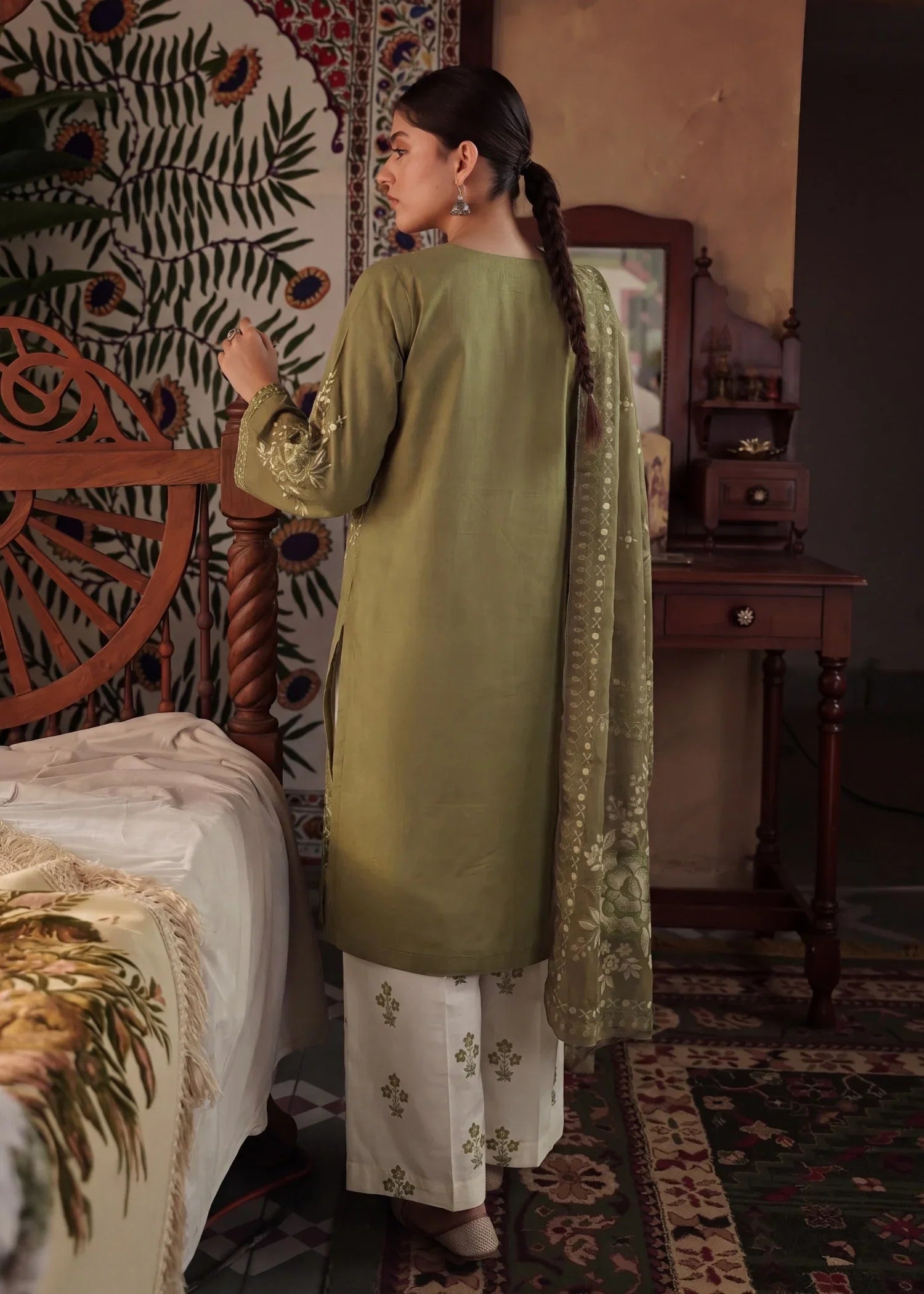 Celadon Premium Fabric Pakistani Summer Dresses - Sahiba-clothing - 2
