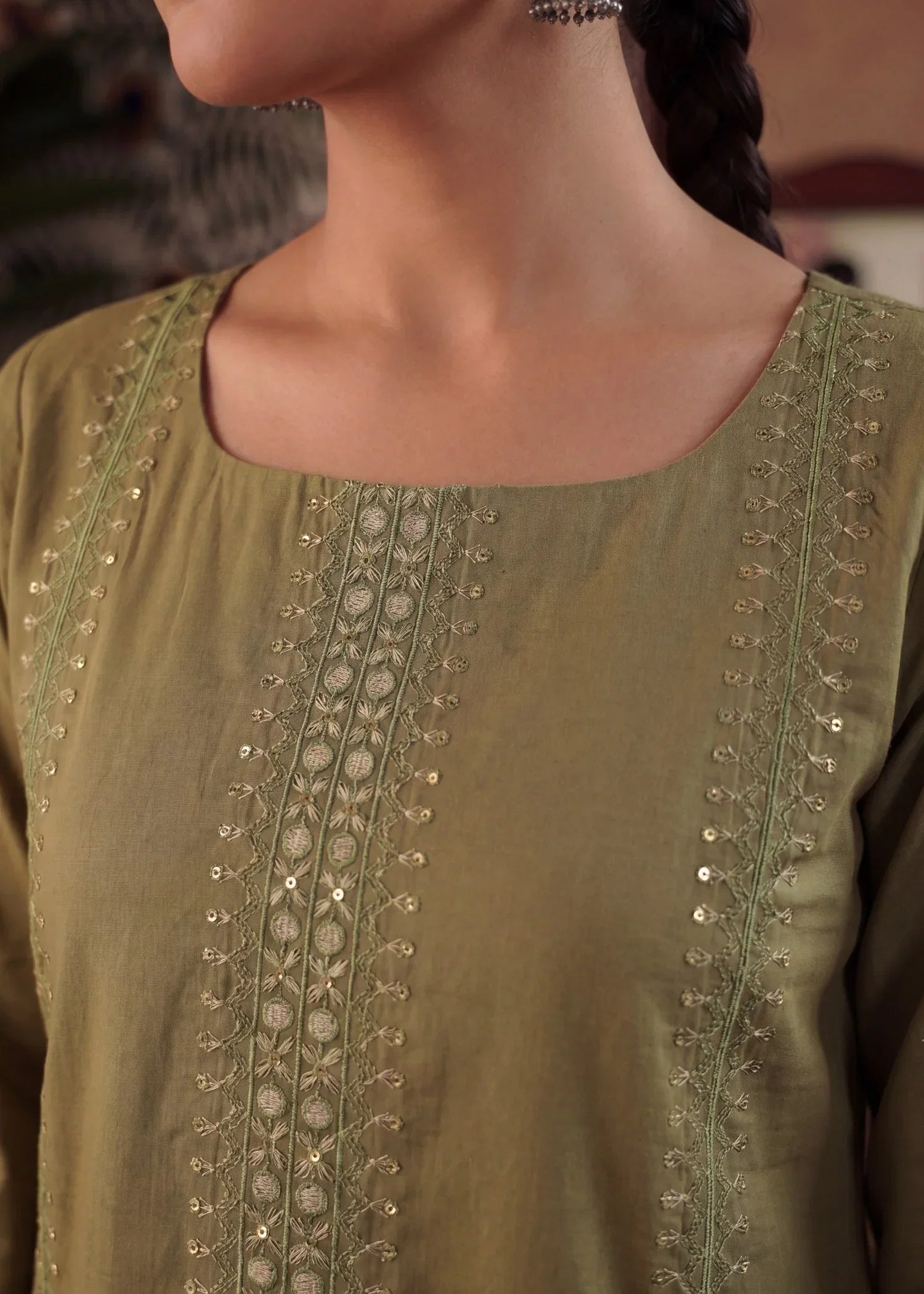 Celadon Premium Fabric Pakistani Summer Dresses - Sahiba-clothing - 3