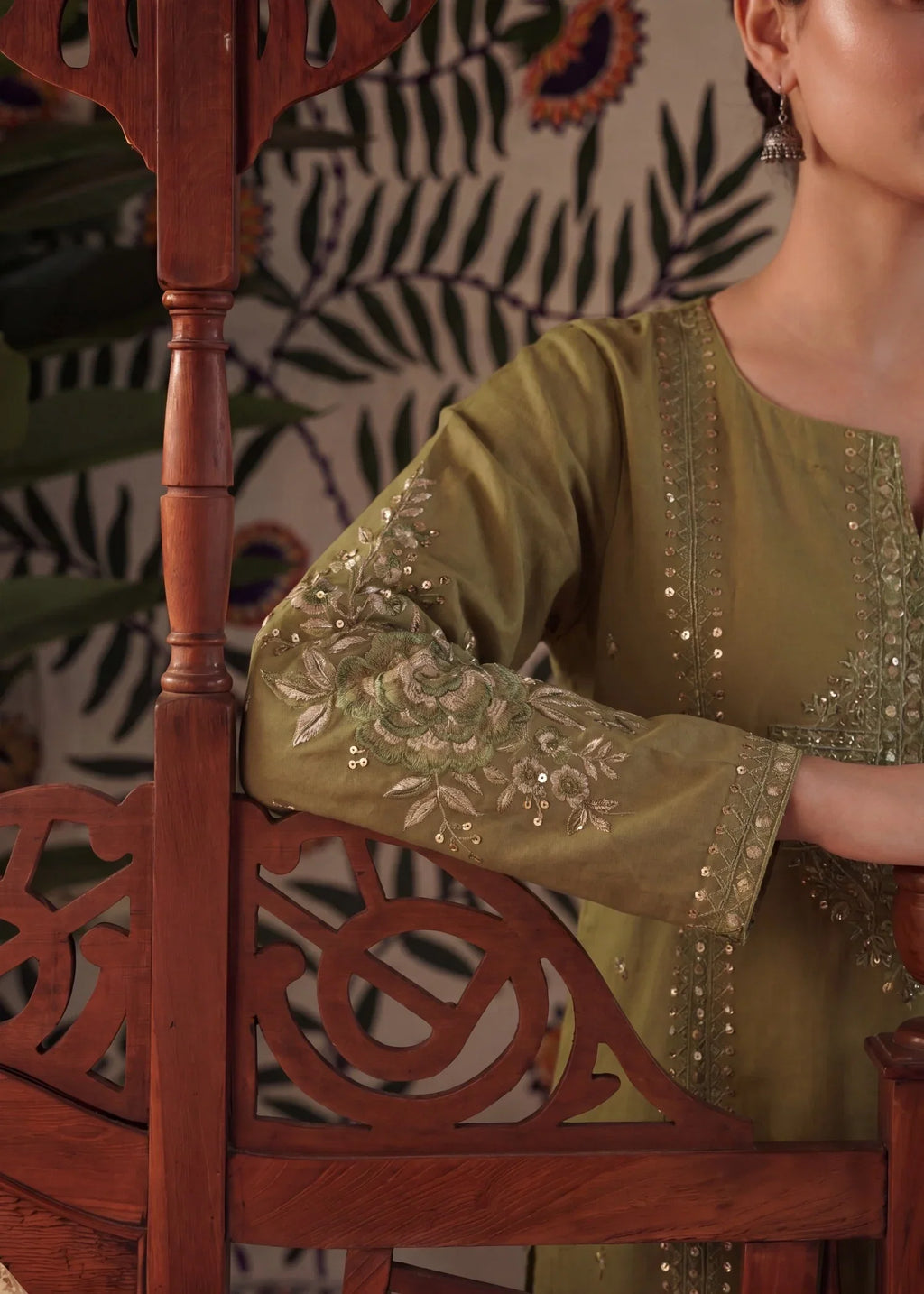 Celadon Premium Fabric Pakistani Summer Dresses - Sahiba-clothing - 4