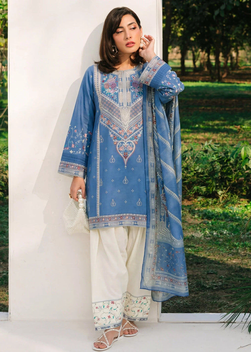 Gardenia Premium Fabric Pakistani Summer Dresses - Sahiba-clothing - 7