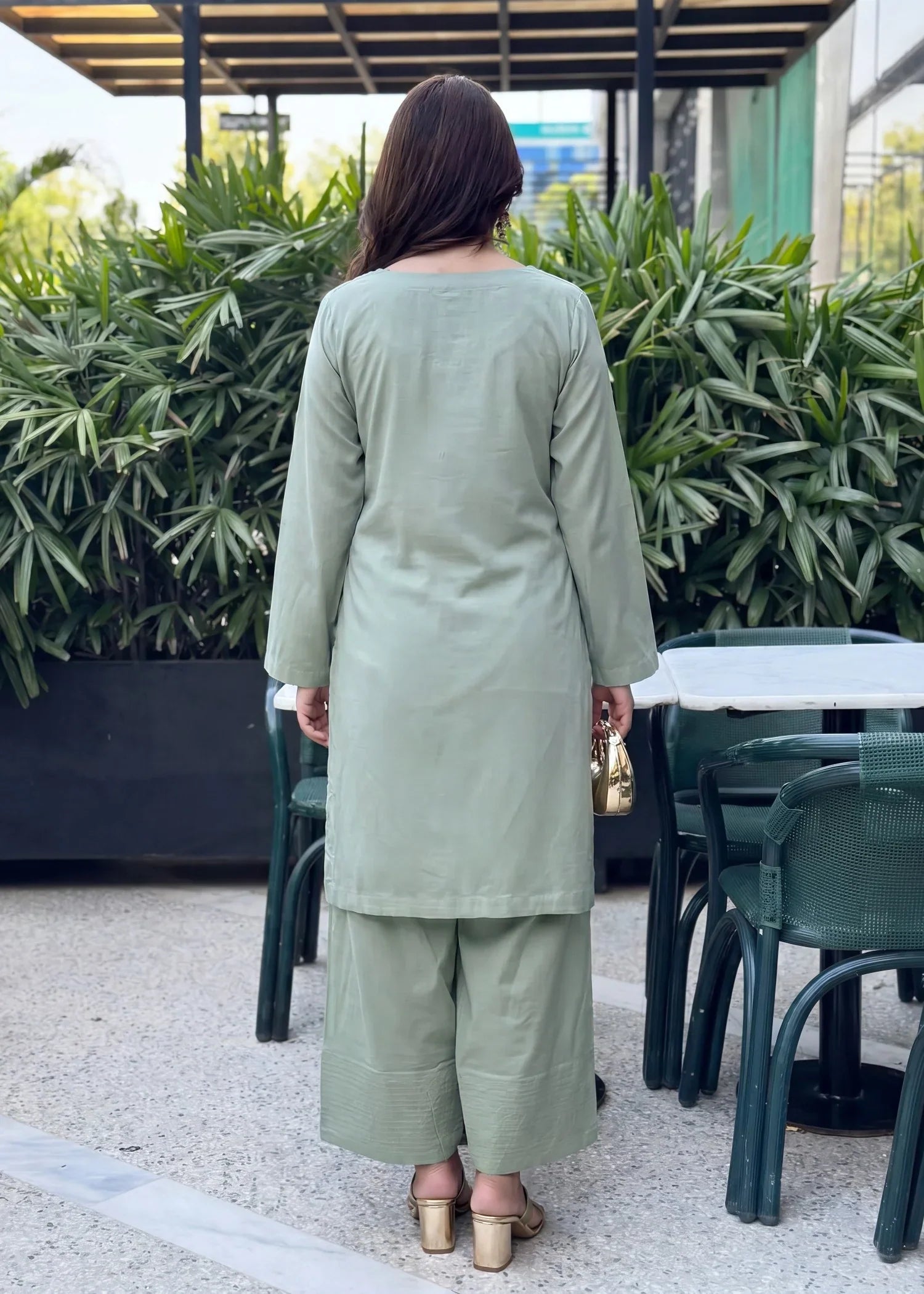 Jiya Pista Premium Fabric Pakistani Summer Dresses - Sahiba-clothing - 2