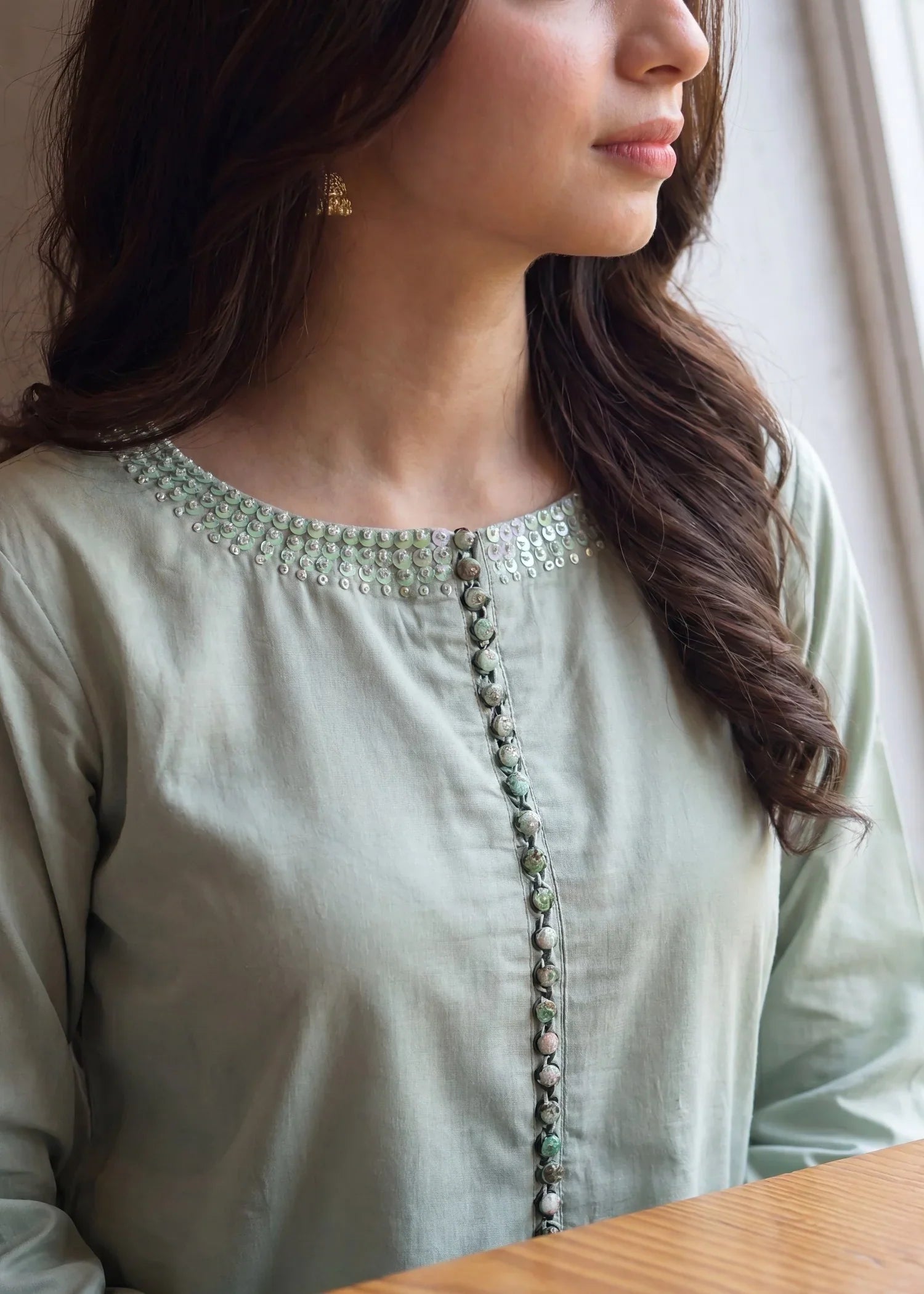 Jiya Pista Premium Fabric Pakistani Summer Dresses - Sahiba-clothing - 3