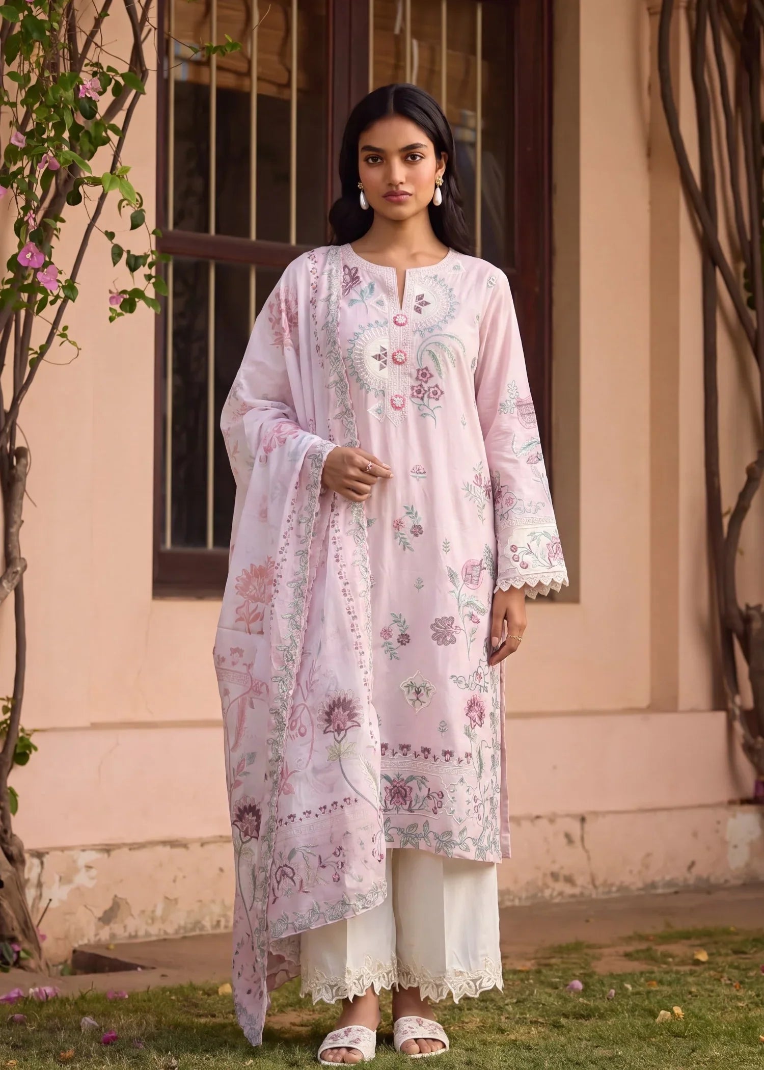 Humnawah Premium Fabric Pakistani Summer Dresses - Sahiba-clothing - 1