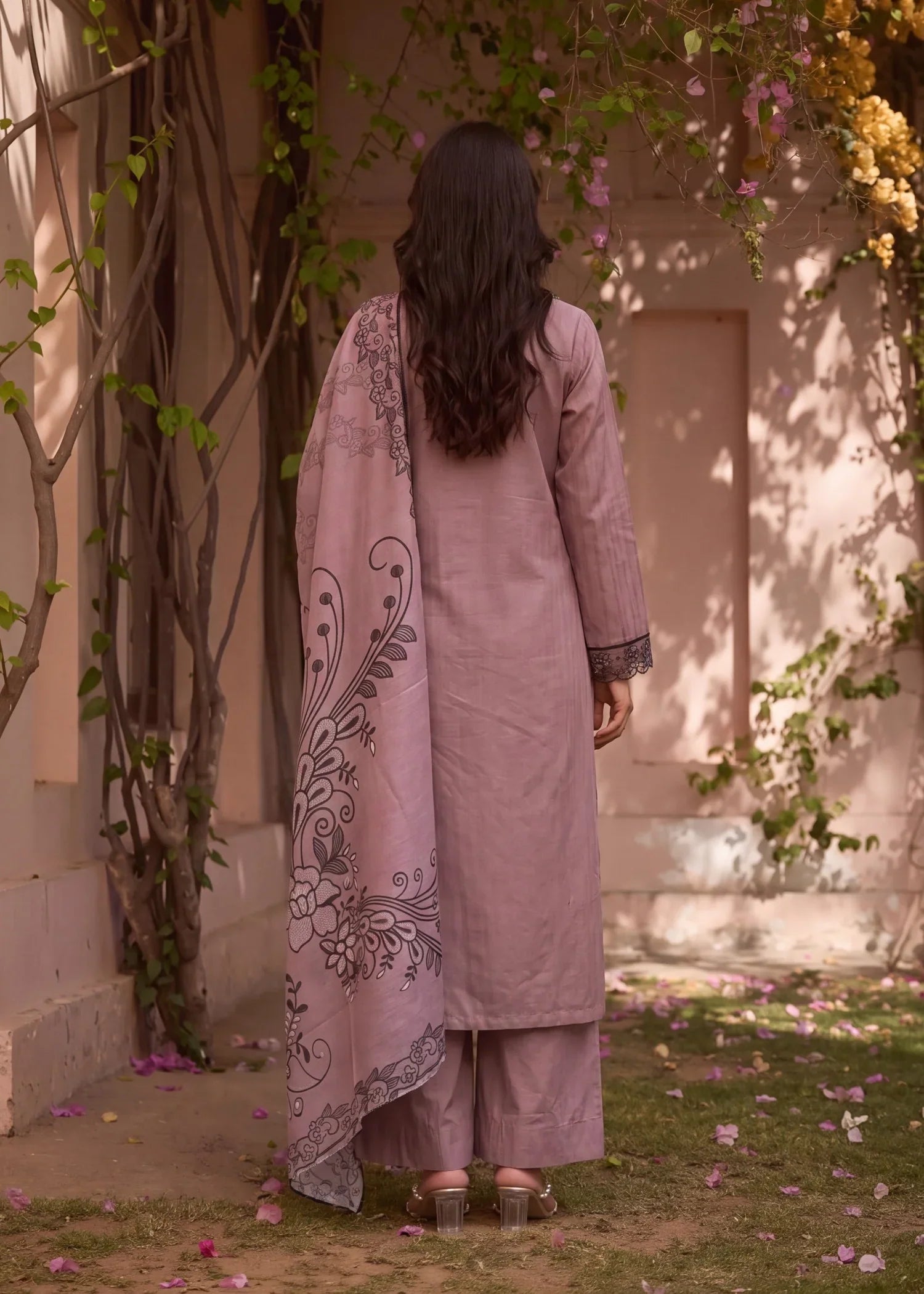 Marisol Falsa Premium Fabric Pakistani Summer Dresses - Sahiba-clothing - 2