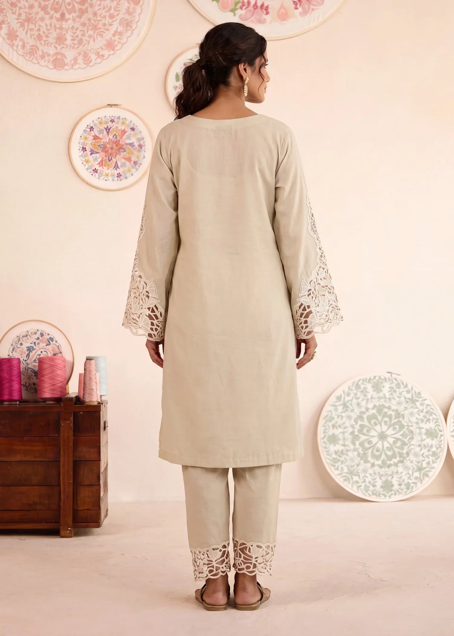Darwaish Premium Fabric Pakistani Summer Dresses - Sahiba-clothing - 2